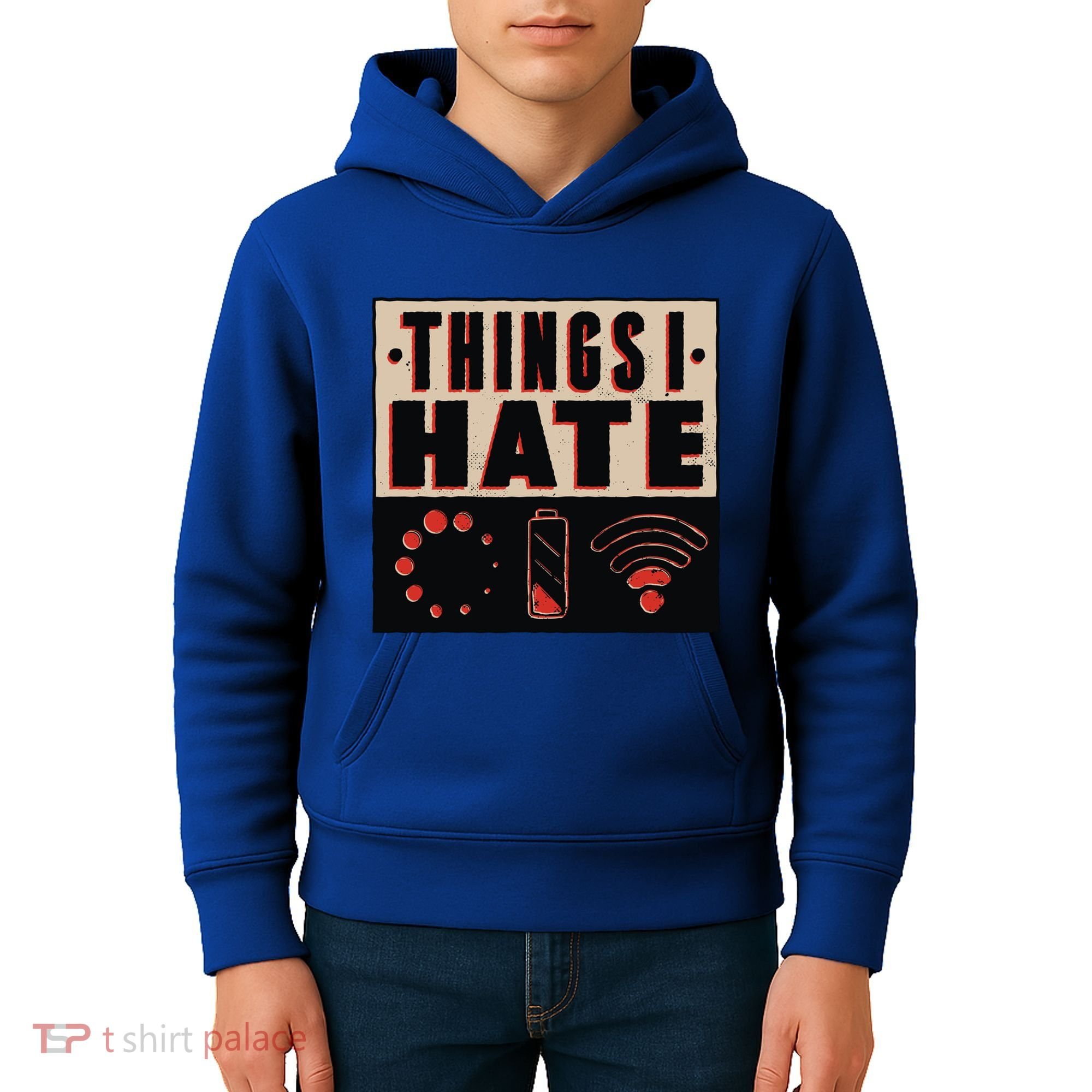 Things I Hate Gift Funny Nerds Geeks Gamer Science Student Meaningful Gift Kids Hoodie