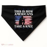 This Is How Americans Take A Knee USA-Made Doggie Bandana thumb 0