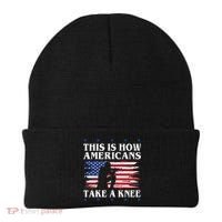 This Is How Americans Take A Knee Beanie thumb 0
