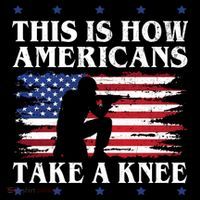 This Is How Americans Take A Knee Ornament thumb 1