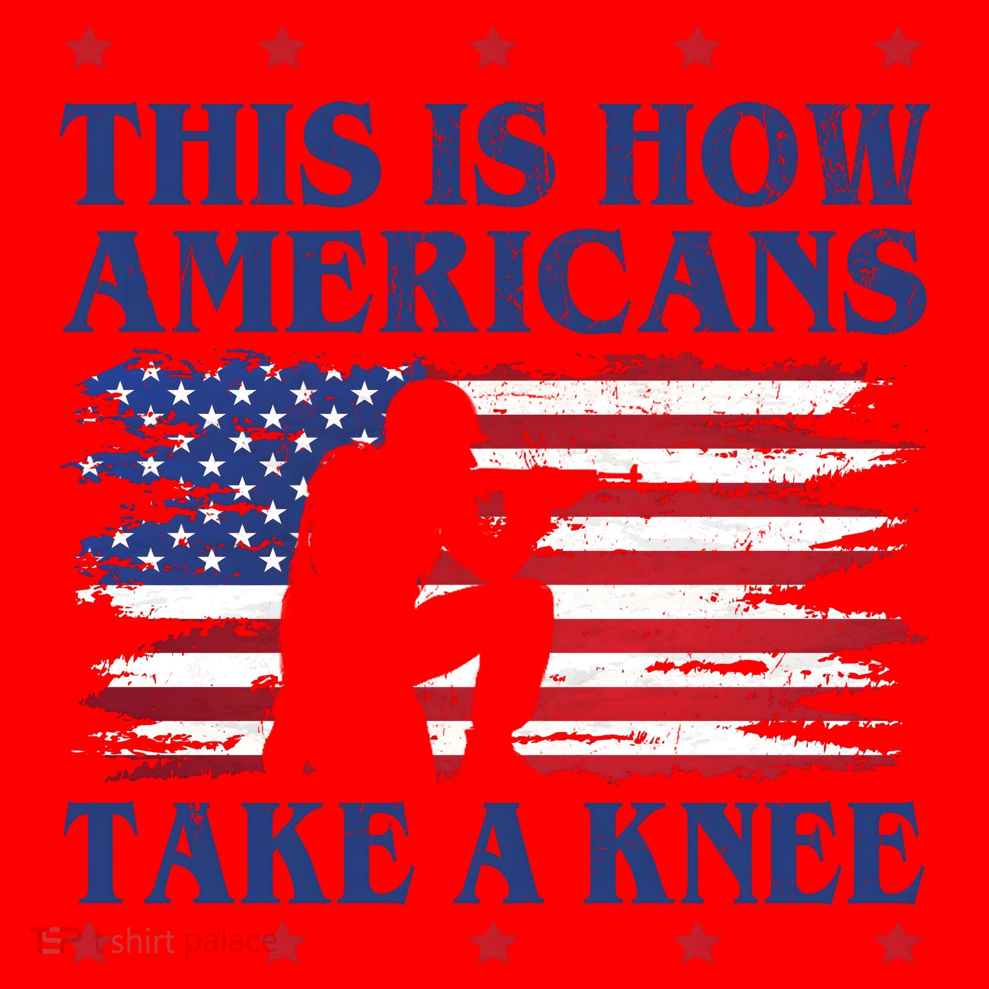 This Is How Americans Take A Knee Santa Hat