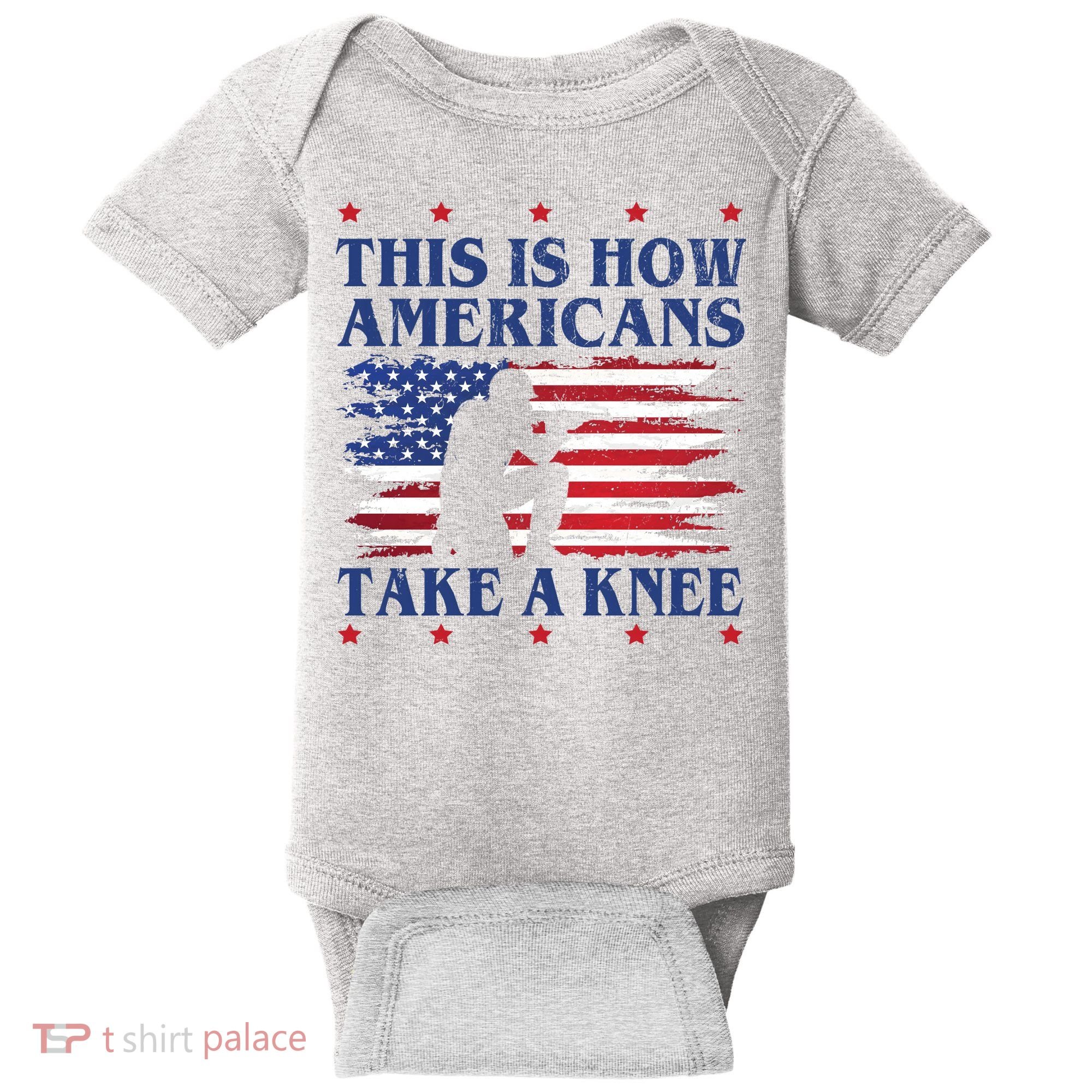 This Is How Americans Take A Knee Baby Bodysuit