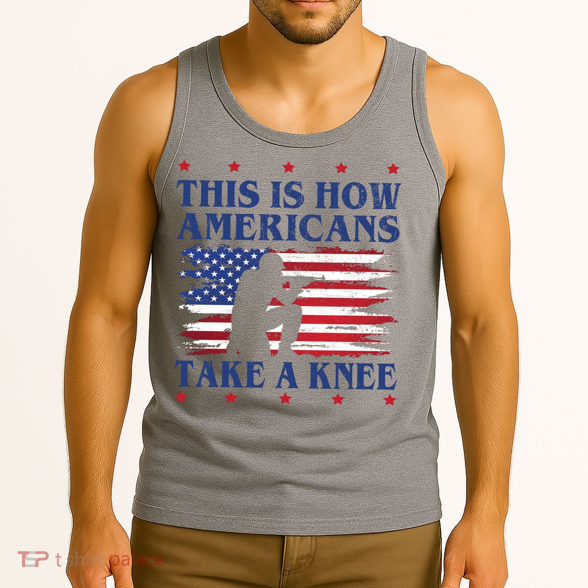 This Is How Americans Take A Knee Tank Top