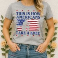 This Is How Americans Take A Knee Women's T-Shirt thumb 2