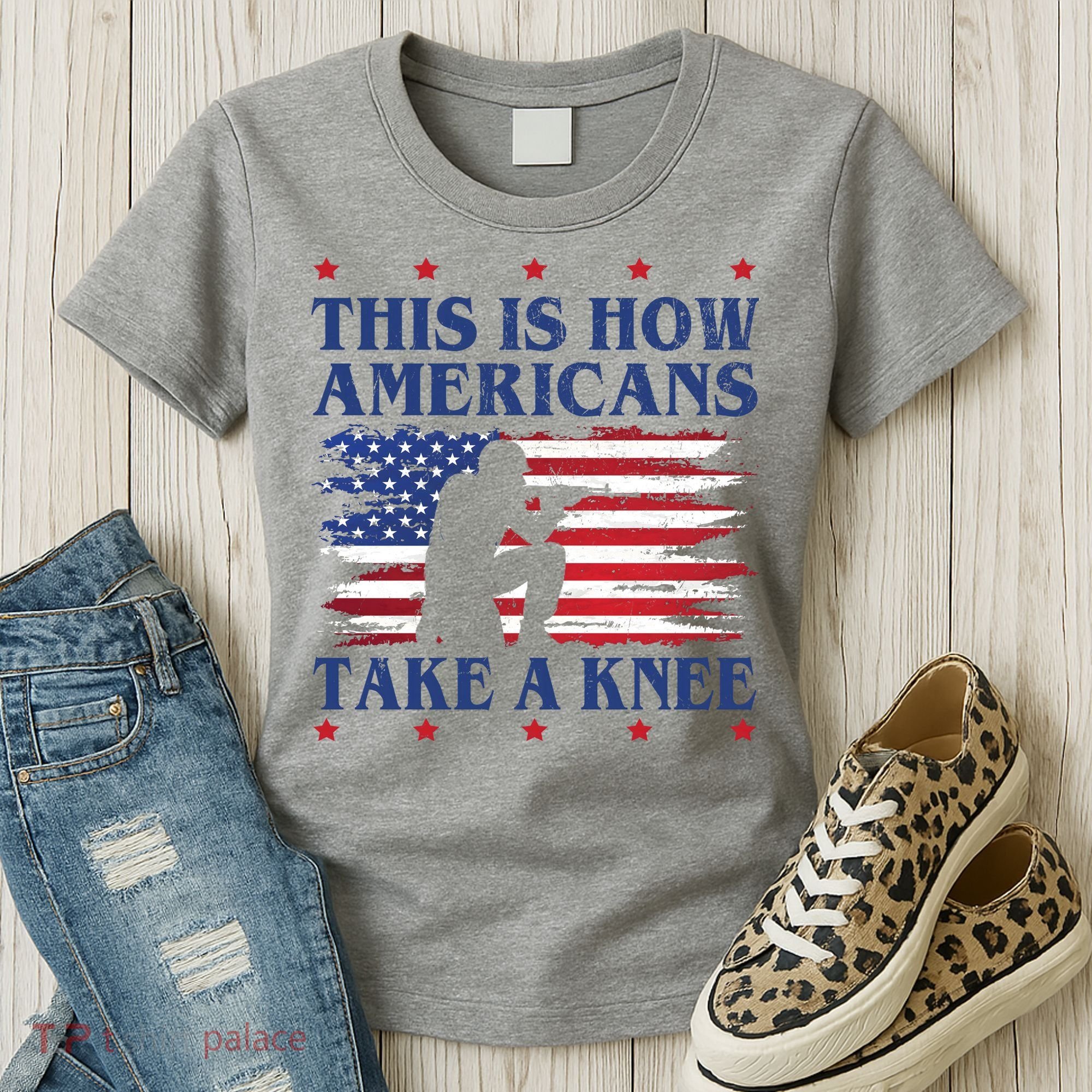 This Is How Americans Take A Knee Women's T-Shirt