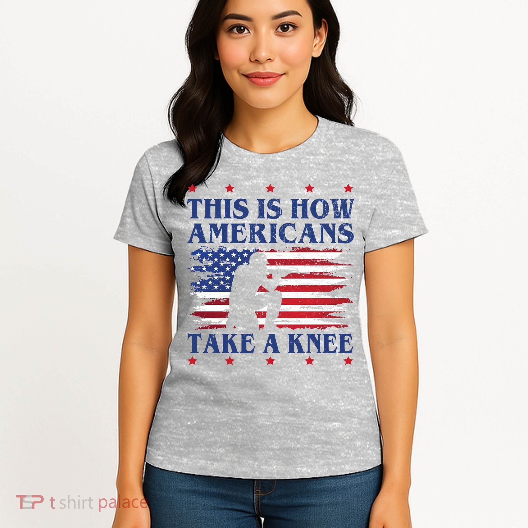 This Is How Americans Take A Knee Women's T-Shirt