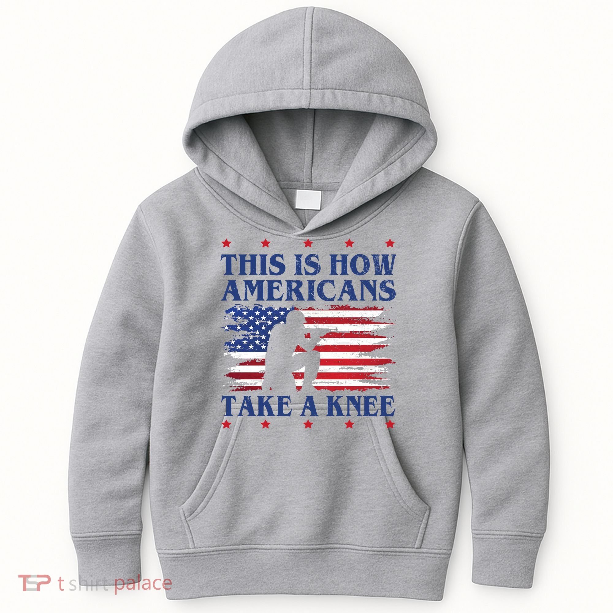 This Is How Americans Take A Knee Kids Hoodie