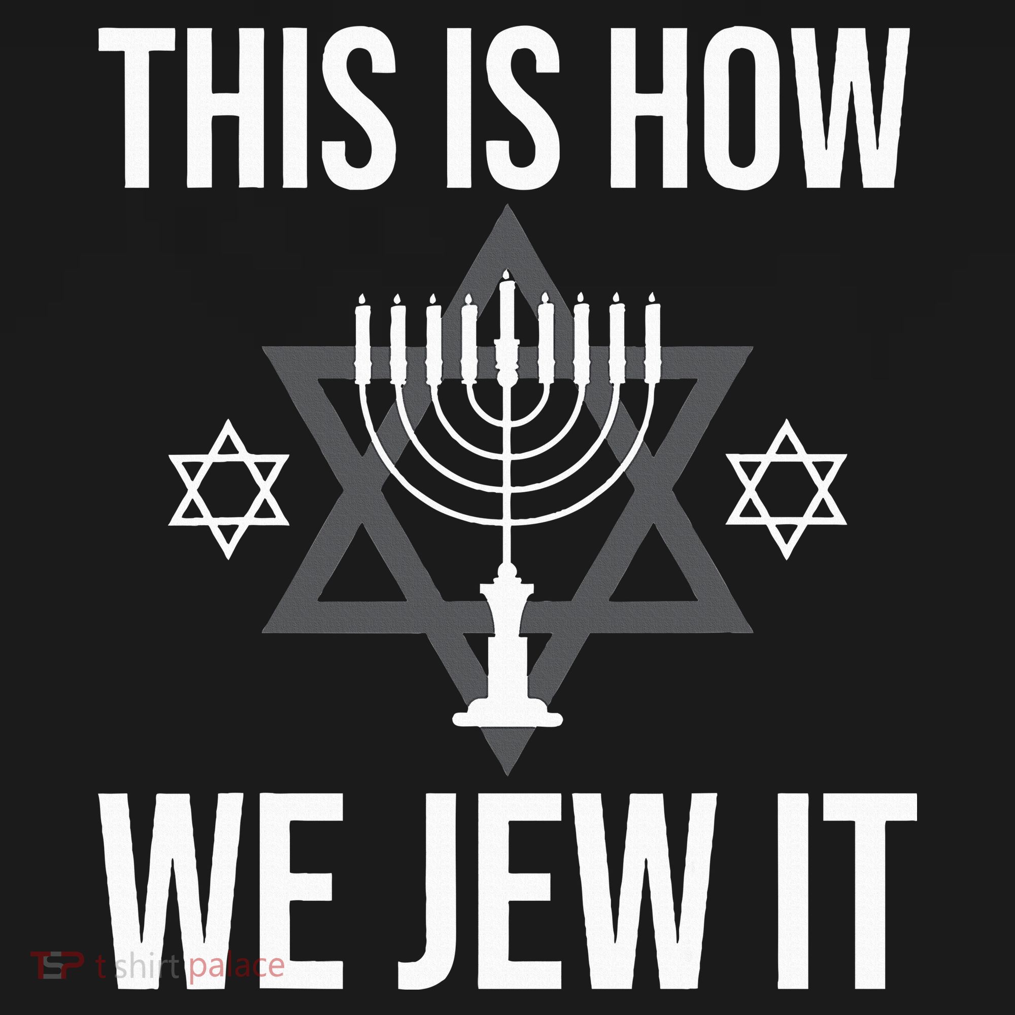 This Is How We Jew It  Jewish Chanukkah Hanukkah Mousepad