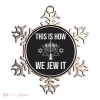 This Is How We Jew It  Jewish Chanukkah Hanukkah Ornament thumb 0