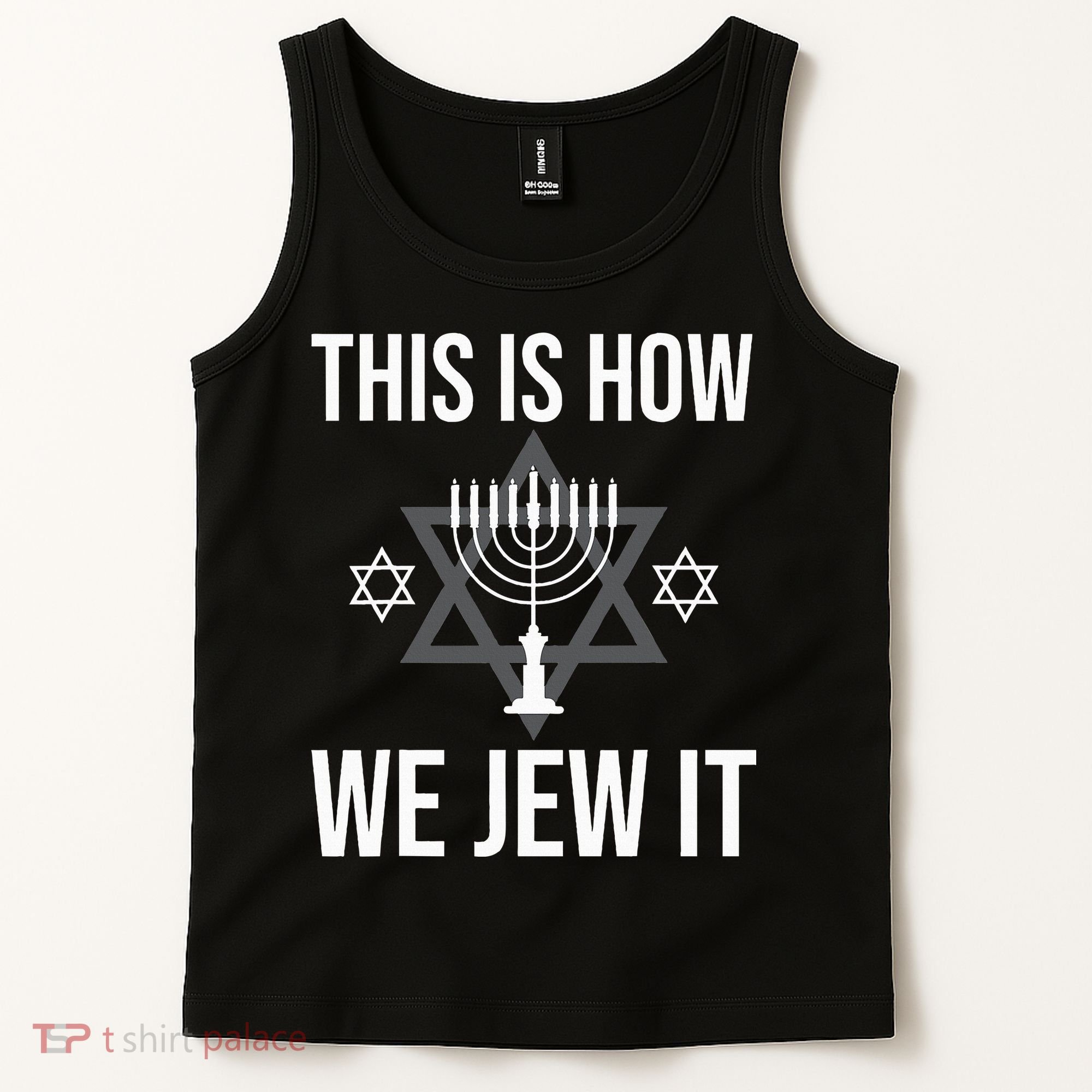 This Is How We Jew It  Jewish Chanukkah Hanukkah Tank Top