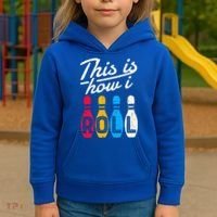 This Is How I Roll Bowling Bowler Bowlers Funny Kids Hoodie thumb 3