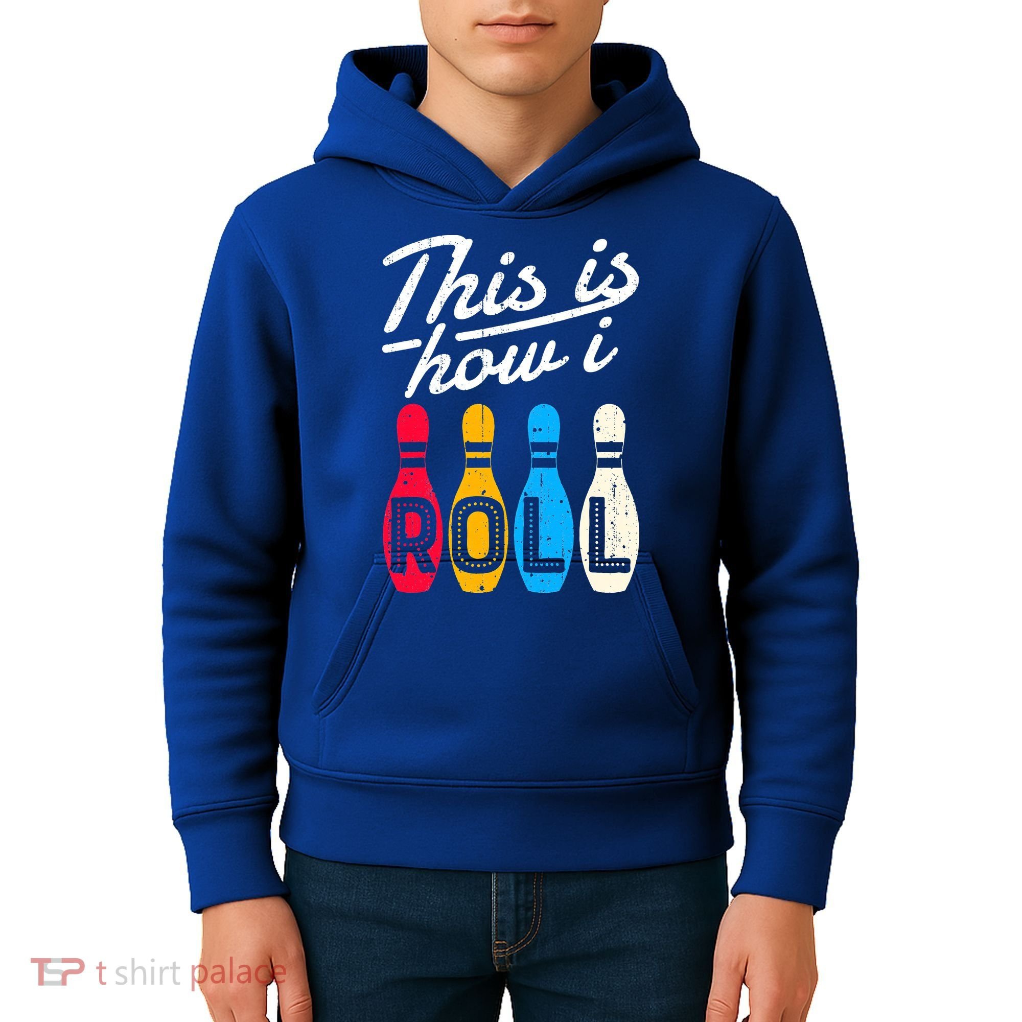 This Is How I Roll Bowling Bowler Bowlers Funny Kids Hoodie