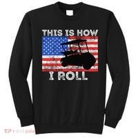 This Is How I Roll Golf Cart Driver American Flag Golfing Sweatshirt thumb 0