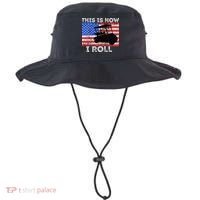This Is How I Roll Golf Cart Driver American Flag Golfing Bucket Hat thumb 0