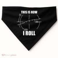 This Is How I Roll Bgift52 Stratofortress Pilot Flying B52 Meaningful Gift USA-Made Doggie Bandana thumb 0