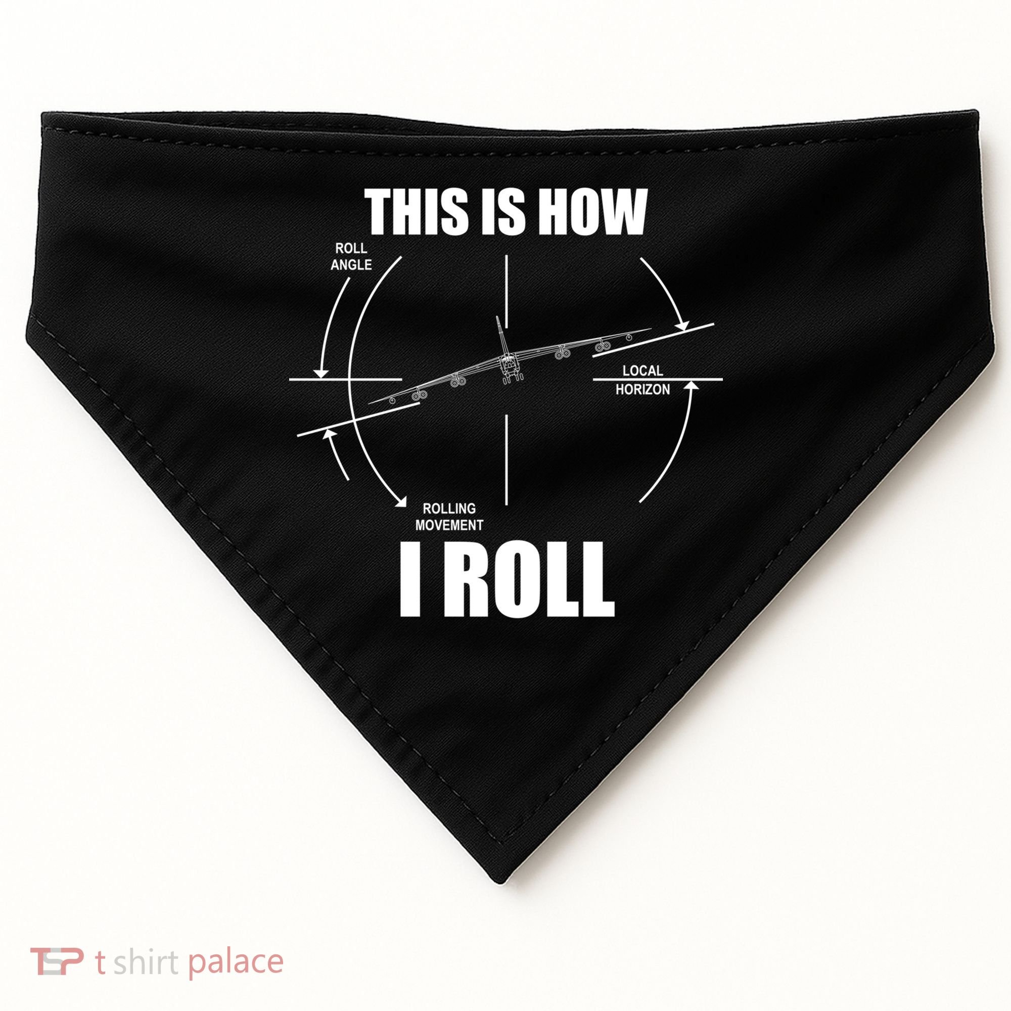 This Is How I Roll Bgift52 Stratofortress Pilot Flying B52 Meaningful Gift USA-Made Doggie Bandana