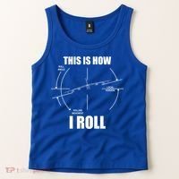 This Is How I Roll Bgift52 Stratofortress Pilot Flying B52 Meaningful Gift Tank Top thumb 2