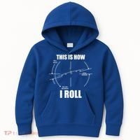 This Is How I Roll Bgift52 Stratofortress Pilot Flying B52 Meaningful Gift Kids Hoodie thumb 0