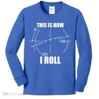 This Is How I Roll Bgift52 Stratofortress Pilot Flying B52 Meaningful Gift Kids Long Sleeve Shirt thumb 0