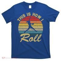 This Is How I Roll Retro Softball Girls Gift T-Shirt thumb 0
