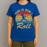 This Is How I Roll Retro Softball Girls Gift T-Shirt thumb 4