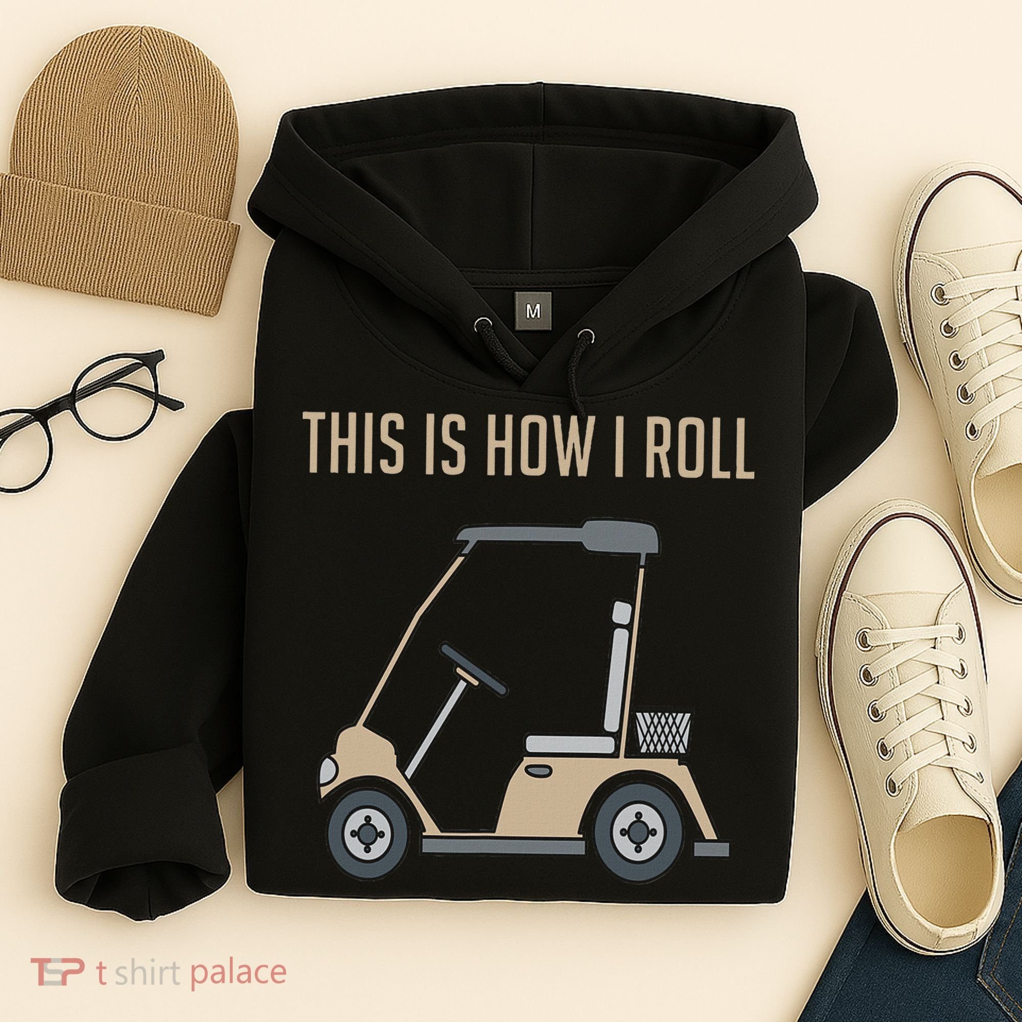 This Is How I Roll Golf Cart Funny Golfers Hoodie