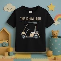 This Is How I Roll Golf Cart Funny Golfers Toddler T-Shirt thumb 3