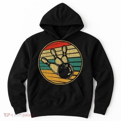 This Is How I Roll Vintage Retro Bowling 60s 70s Bowler Hoodie