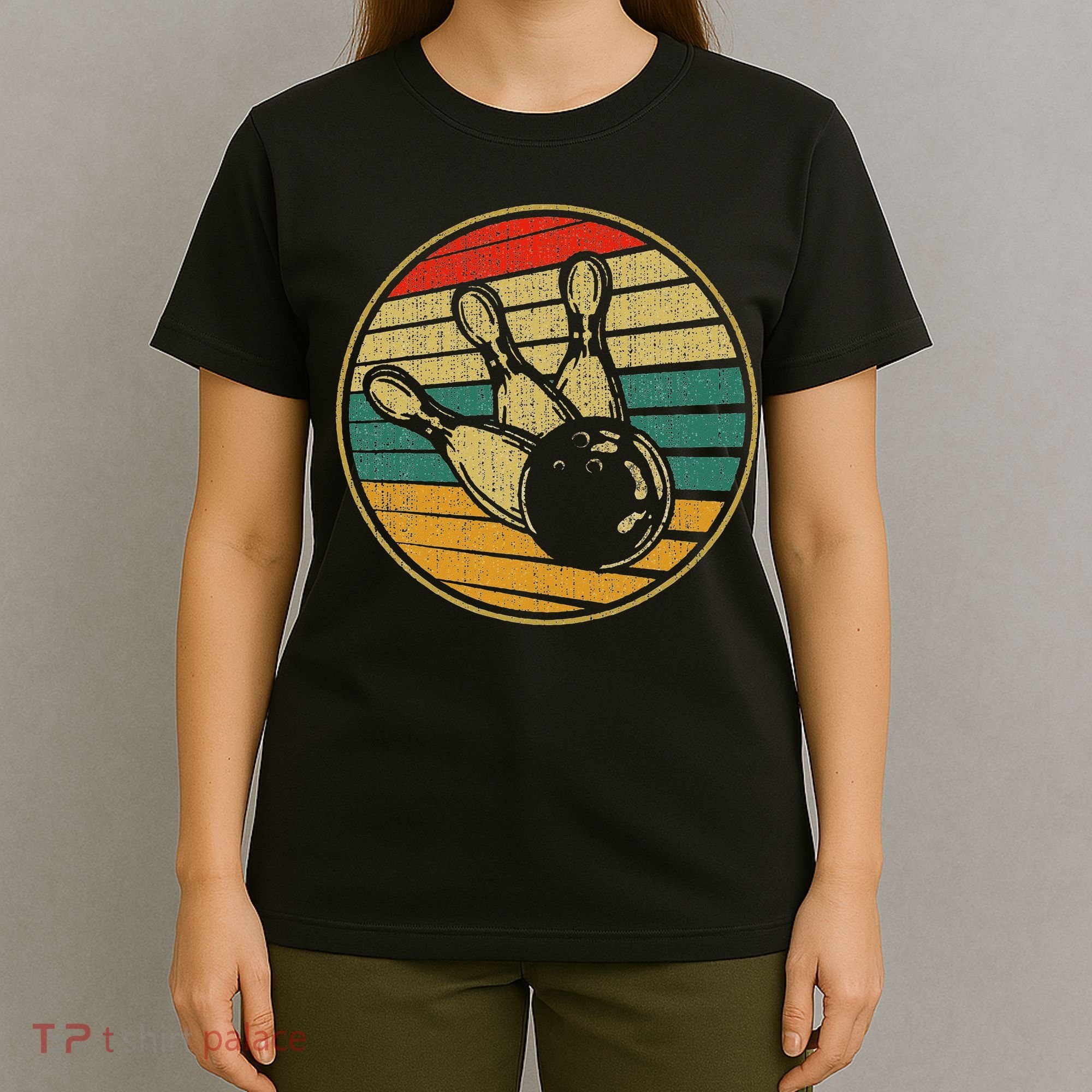 This Is How I Roll Vintage Retro Bowling 60s 70s Bowler T-Shirt