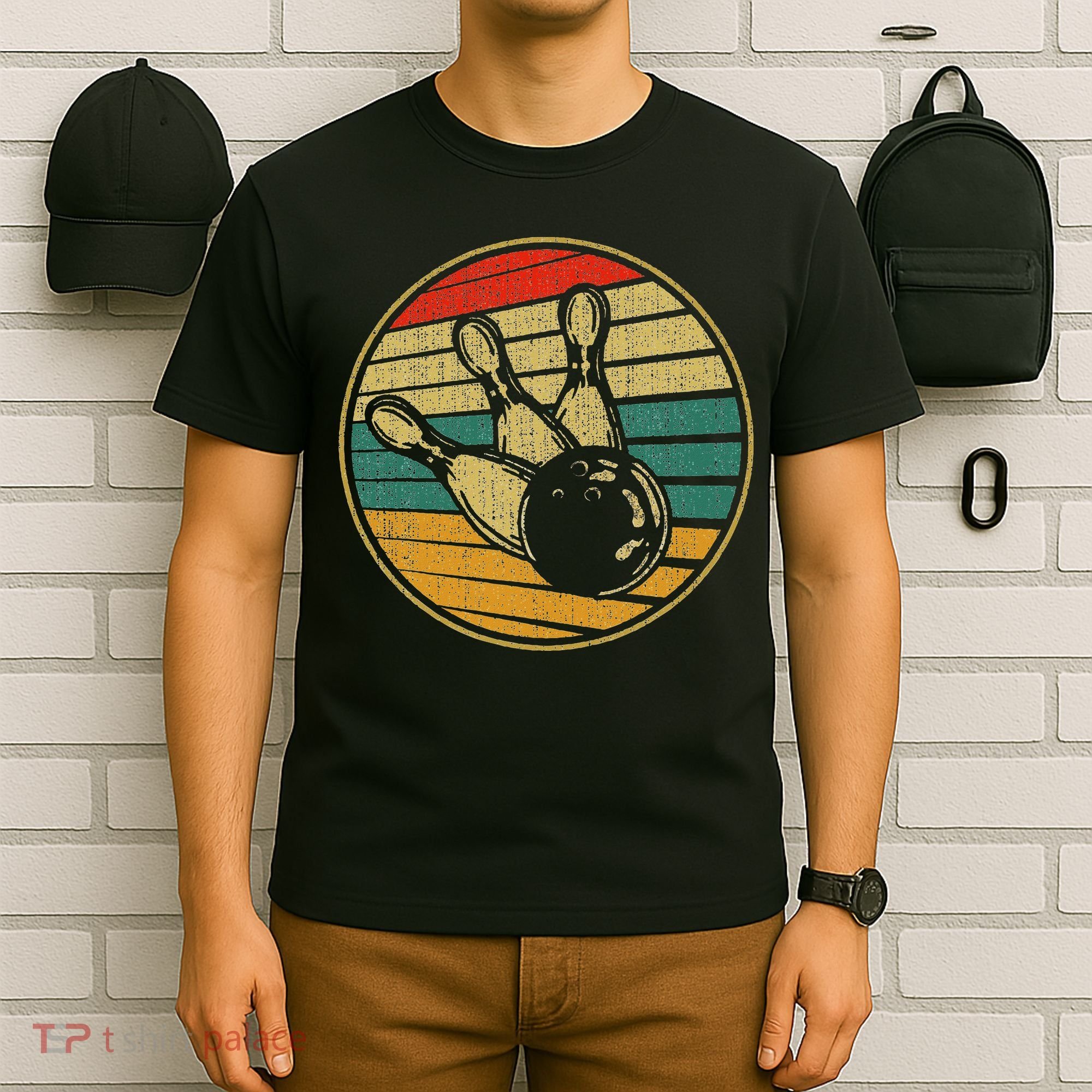 This Is How I Roll Vintage Retro Bowling 60s 70s Bowler T-Shirt
