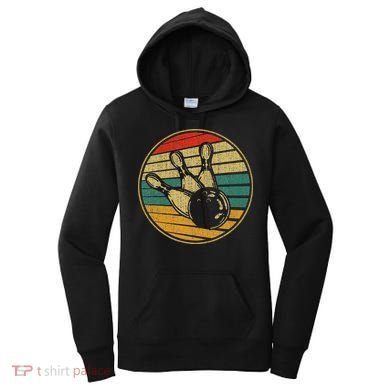 This Is How I Roll Vintage Retro Bowling 60s 70s Bowler Women's Hoodie
