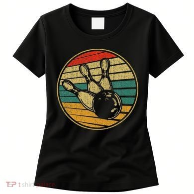 This Is How I Roll Vintage Retro Bowling 60s 70s Bowler Women's T-Shirt
