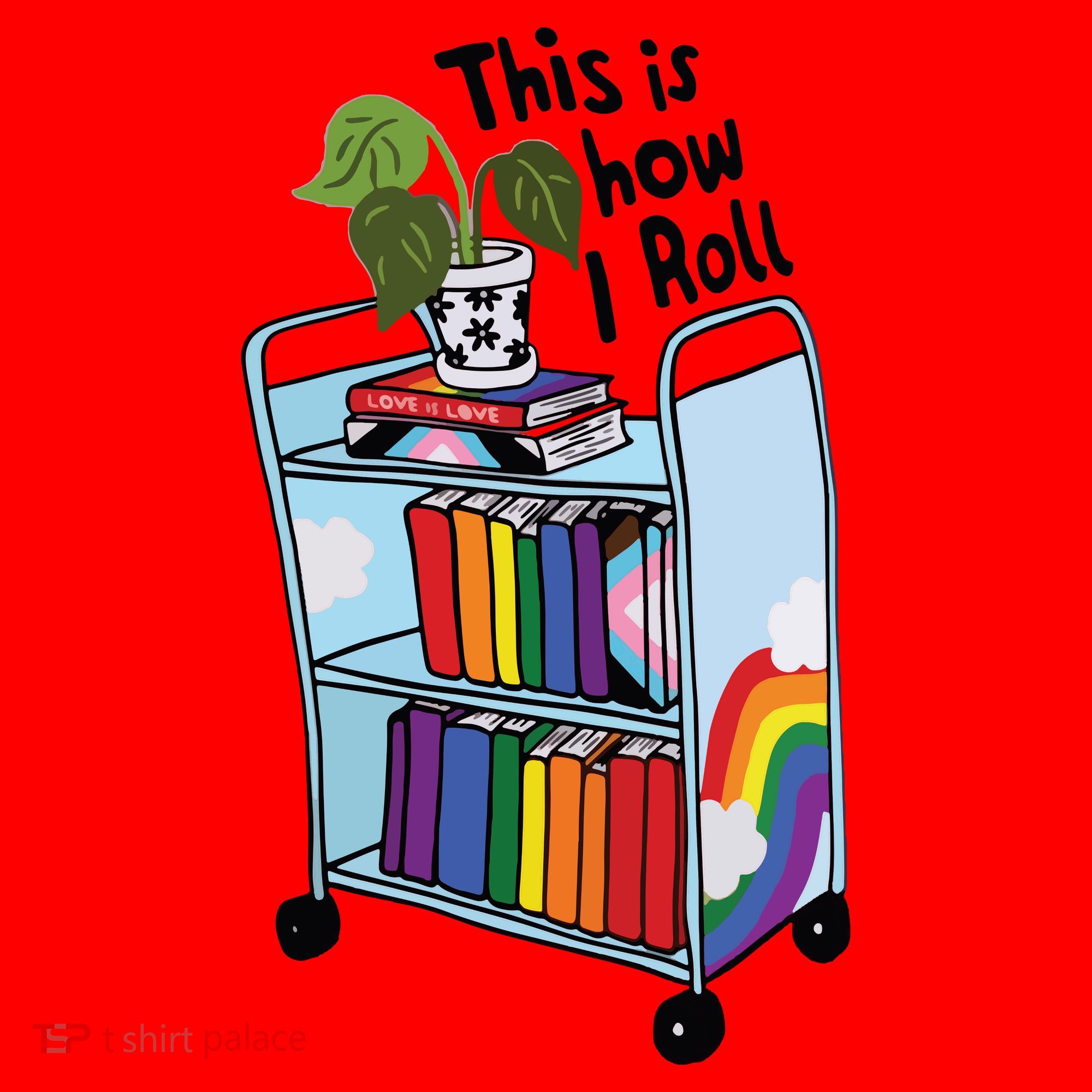 This Is How I Roll Pride Lgbtqia Library Santa Hat