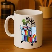This Is How I Roll Pride Lgbtqia Library Coffee Mug thumb 4