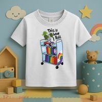 This Is How I Roll Pride Lgbtqia Library Toddler T-Shirt thumb 3