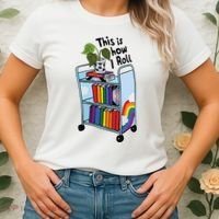 This Is How I Roll Pride Lgbtqia Library Women's T-Shirt thumb 2