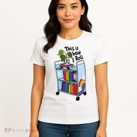 This Is How I Roll Pride Lgbtqia Library Women's T-Shirt thumb 4