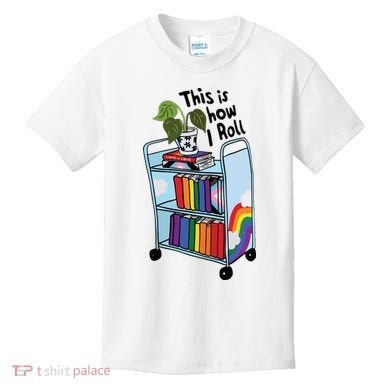 This Is How I Roll Pride Lgbtqia Library Kids T-Shirt