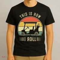 This Is How I Roll Funny Golf Cart Sport Golfing T-Shirt thumb 3