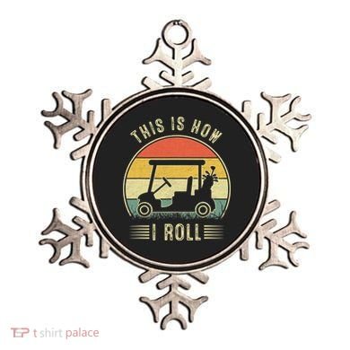 This Is How I Roll Funny Golf Cart Sport Golfing Ornament