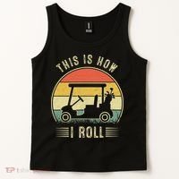 This Is How I Roll Funny Golf Cart Sport Golfing Tank Top thumb 2