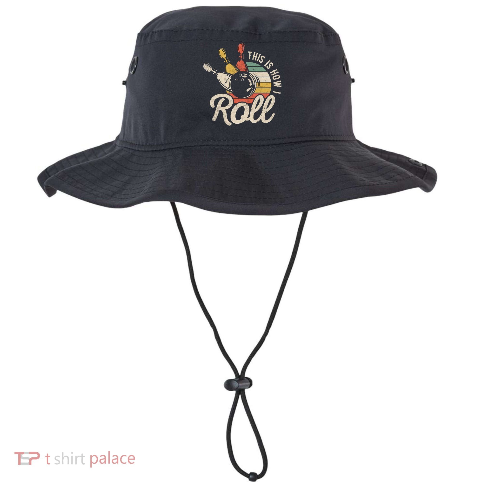 This Is How I Roll Retro Bowling Bowler Funny Gift Great Gift Bucket Hat