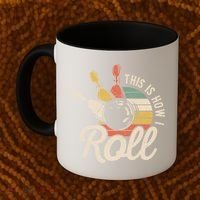 This Is How I Roll Retro Bowling Bowler Funny Gift Great Gift Coffee Mug thumb 2