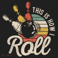 This Is How I Roll Retro Bowling Bowler Funny Gift Great Gift Hat thumb 2