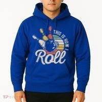 This Is How I Roll Retro Bowling Bowler Funny Gift Great Gift Hoodie thumb 2