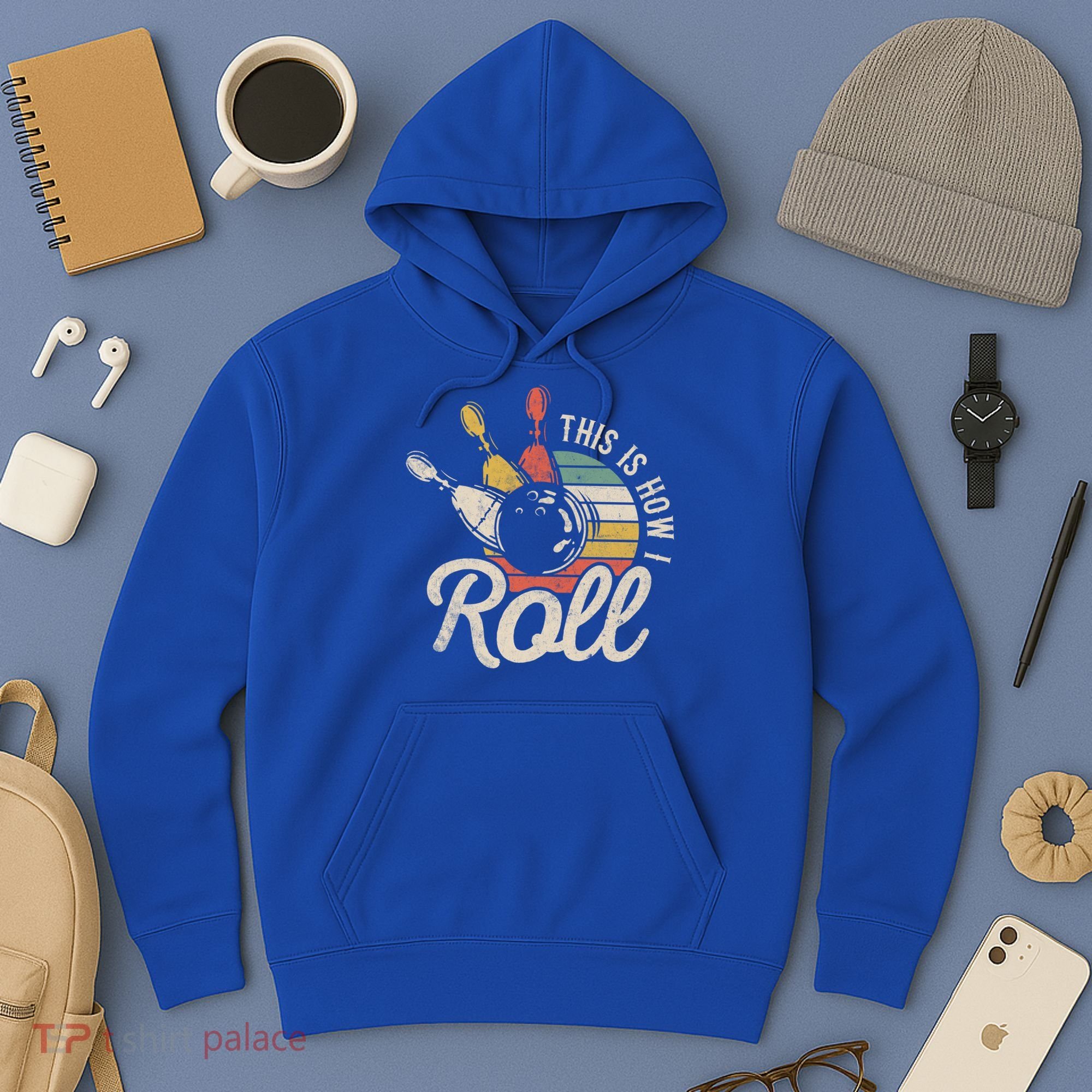 This Is How I Roll Retro Bowling Bowler Funny Gift Great Gift Hoodie