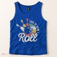 This Is How I Roll Retro Bowling Bowler Funny Gift Great Gift Tank Top thumb 2