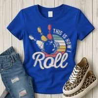 This Is How I Roll Retro Bowling Bowler Funny Gift Great Gift Women's T-Shirt thumb 3