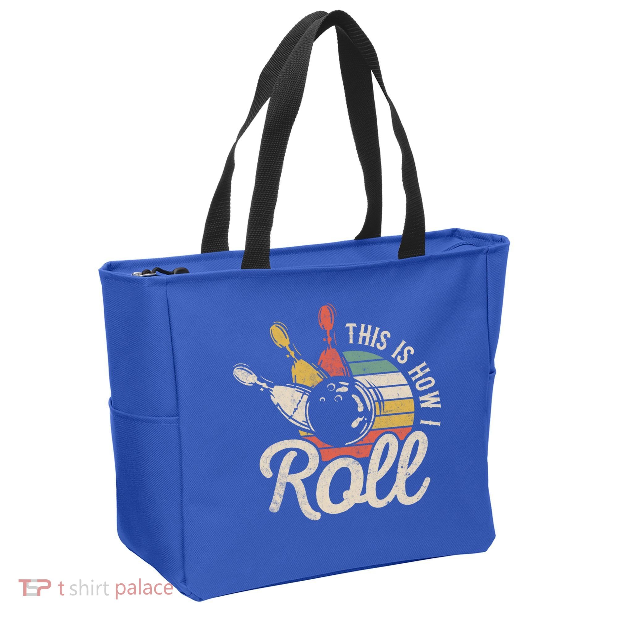 This Is How I Roll Retro Bowling Bowler Funny Gift Great Gift Tote Bag