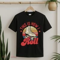 This Is How I Roll Vintage Roller Skating Skate Skater T-Shirt thumb 2